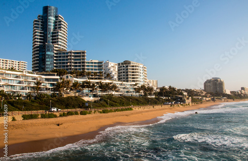 Residential Buildings and Hotels line the Shoreline in Umhlanga Rocks photo