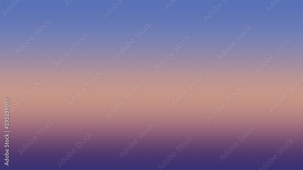 Background gradient sunset blue orange, illustration blur.