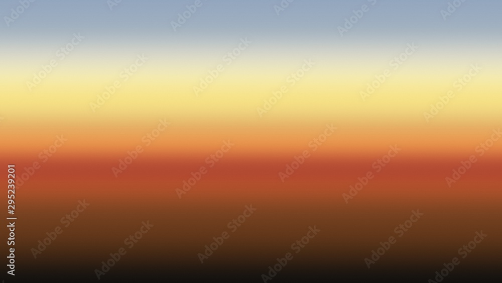 Background gradient sunset blue orange, abstract texture.