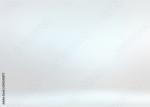 White room 3d background. Blank studio abstraction. Light empty wall texture.