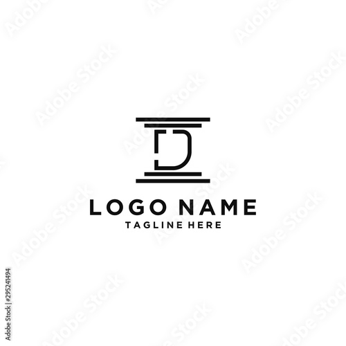 logo design inspiration for companies from the initial letters of the J logo icon. -Vector