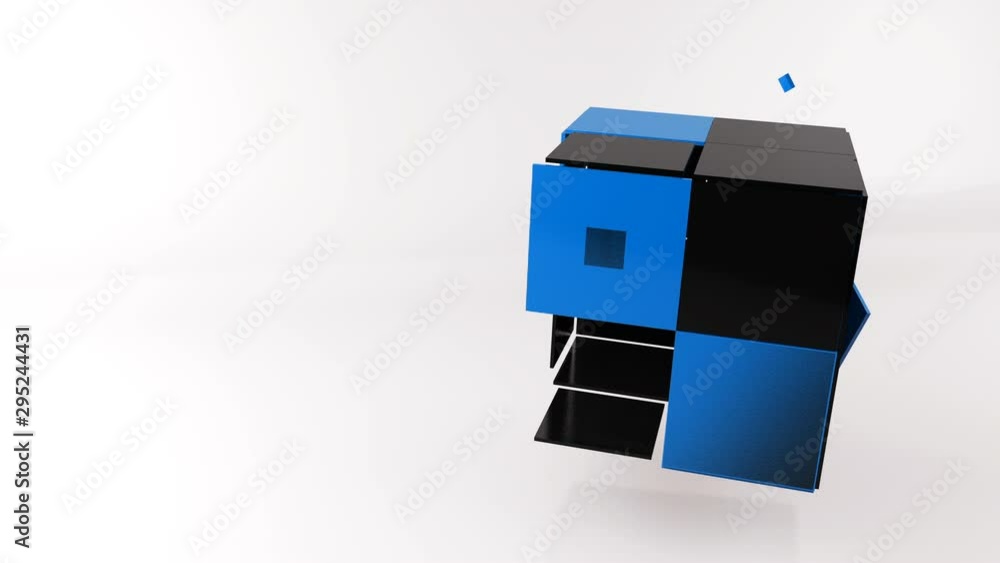 3d geometric low poly transformation. Motion graphics, techno futuristic abstract background animation with place for text 3d geometric low poly transformation. Motion graphics, techno futuristic abstract background animation with place for text