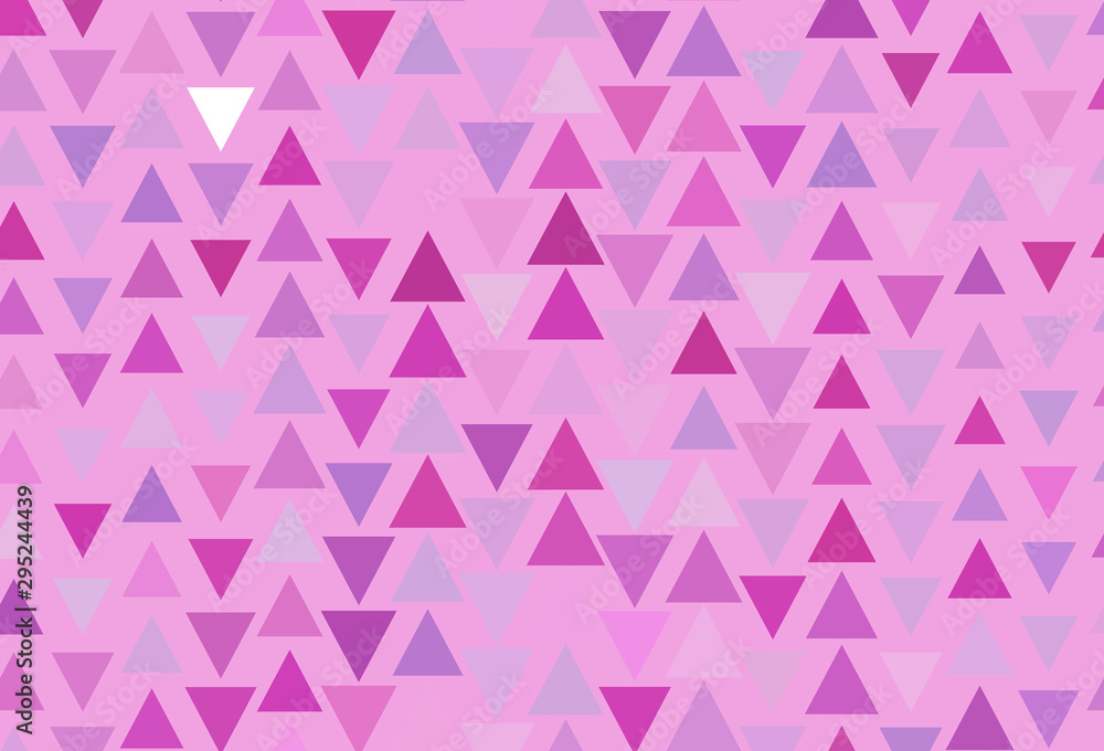 Light Pink vector texture with triangular style. Light Pink vector texture with triangular style.