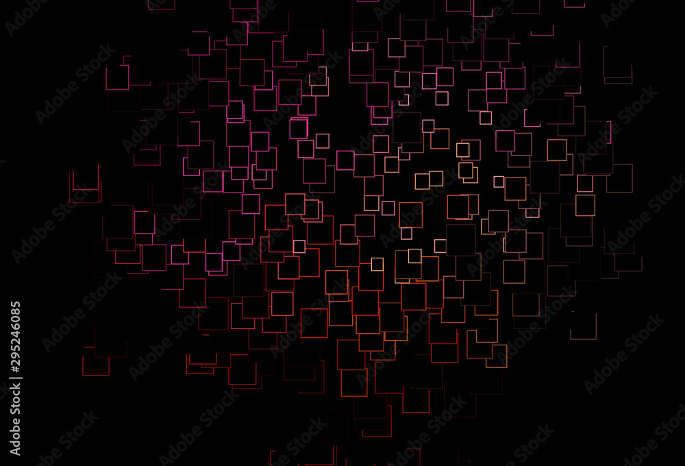 Dark Red, Yellow vector template with crystals, rectangles. Dark Red, Yellow vector template with crystals, rectangles.