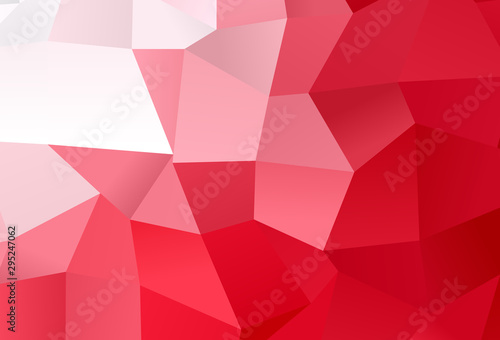 Light Red vector backdrop with rhombus.