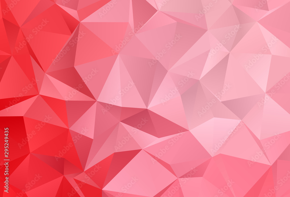 Light Red vector abstract mosaic background. Light Red vector abstract mosaic background.