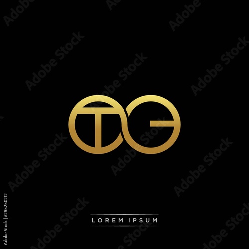 TC initial letter linked circle capital monogram logo modern template silver color version