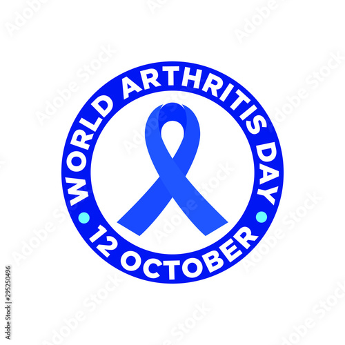World Arthritis Day. October 12th.n Vector logo Illustration. 