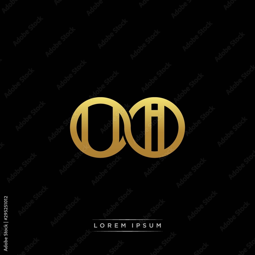 UI initial letter linked circle capital monogram logo modern template silver color version UI initial letter linked circle capital monogram logo modern template silver color version
