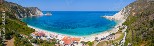 Famous Petanoi beach in Kefalonia island, Greece.