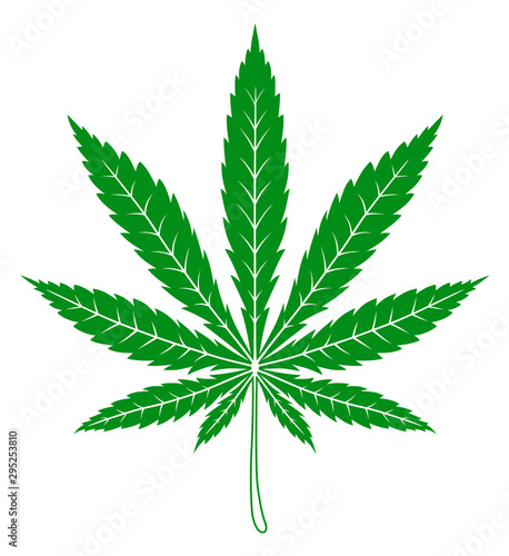 Cannabis leaf
