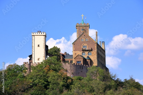 View of the famous Wartburg - a world heritage site, Eisenach, Thuringia, Germany