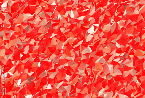 Light Red vector gradient triangles template.