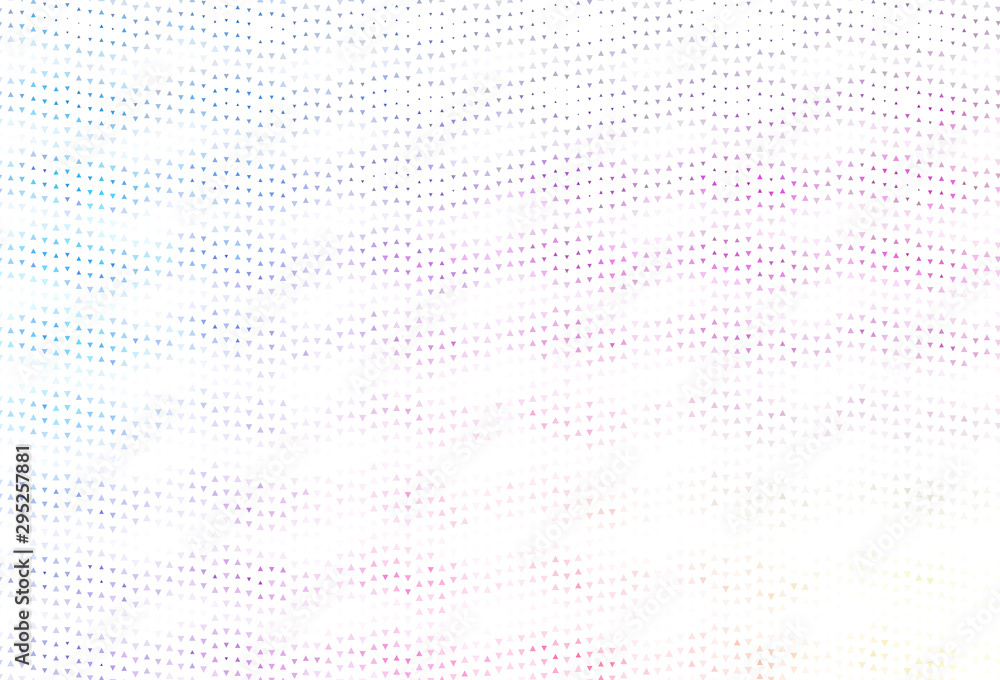 Light template with crystals, triangles. Light template with crystals, triangles.