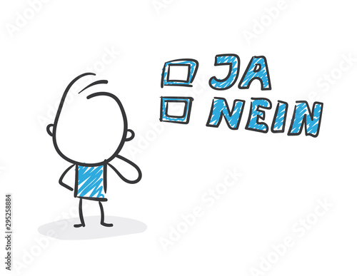Stickman Blue: Choice, Yes, No. (Nr. 139)	