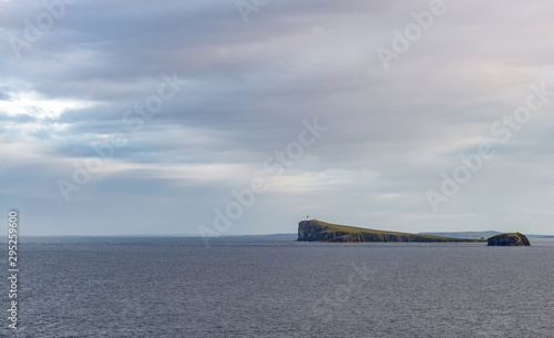Orkney charming seascape at sunset