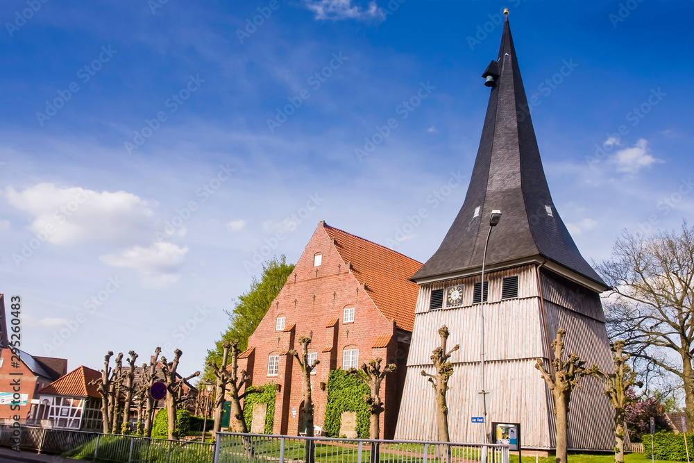 St. matthias  church in jork, Altes Land, Lower Saxony, Germany, Europe