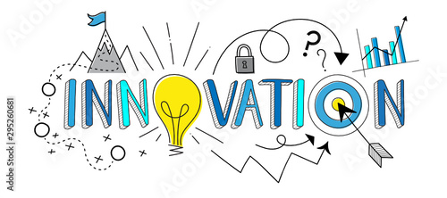 INNOVATION vector sketch concept