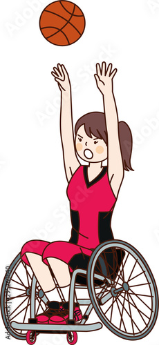 パラリンピックでバスケットボール