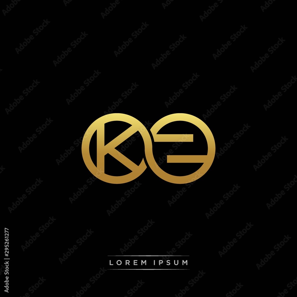 KZ initial letter linked circle capital monogram logo modern template silver color version KZ initial letter linked circle capital monogram logo modern template silver color version