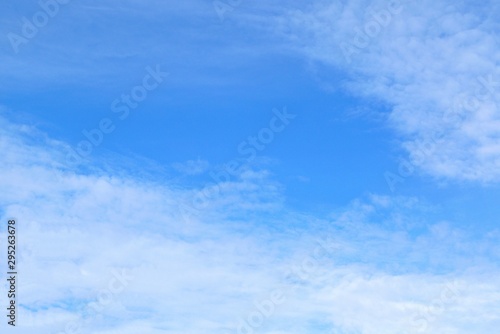 blue sky with white clouds