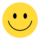 Smiley Face. Happy smiley emoji vector yellow. Vector happy circle face.