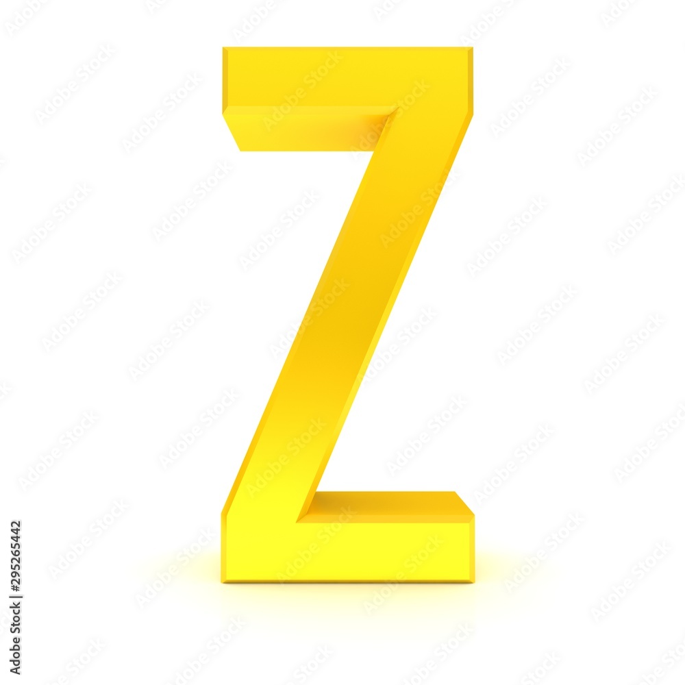 letter Z gold sign alphabet capital character 3d font text isolated on white letter Z gold sign alphabet capital character 3d font text isolated on white