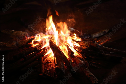 bonfire,blazing bonfire