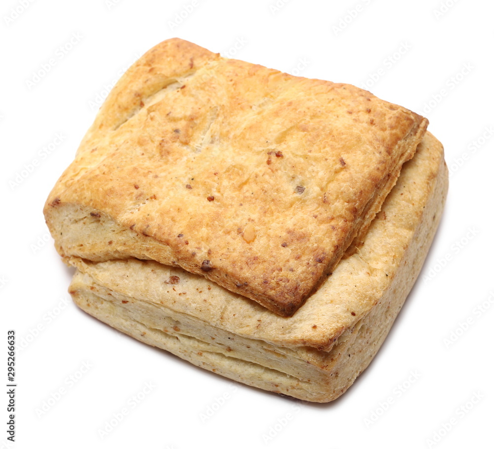 Breakfast pastry isolated on white background Breakfast pastry isolated on white background