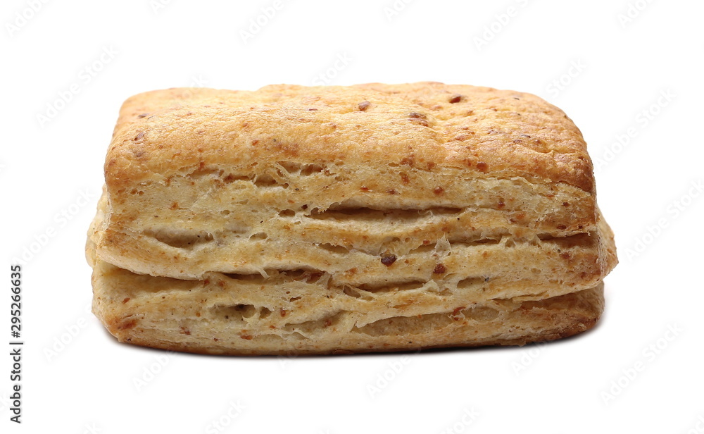 Breakfast pastry isolated on white background Breakfast pastry isolated on white background