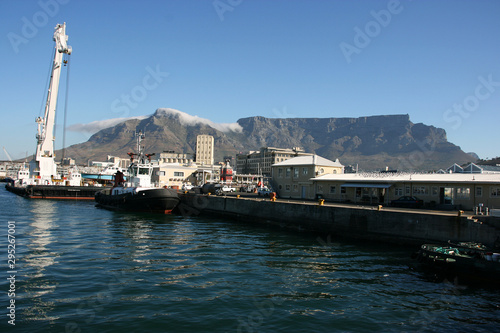 Waterfront with Table mountain in the background, Cape Town, South Africa