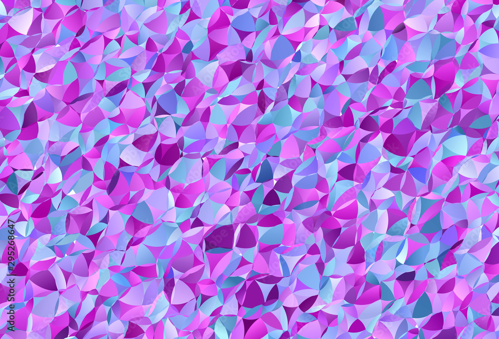 Light Pink, Blue vector triangle mosaic texture. Light Pink, Blue vector triangle mosaic texture.