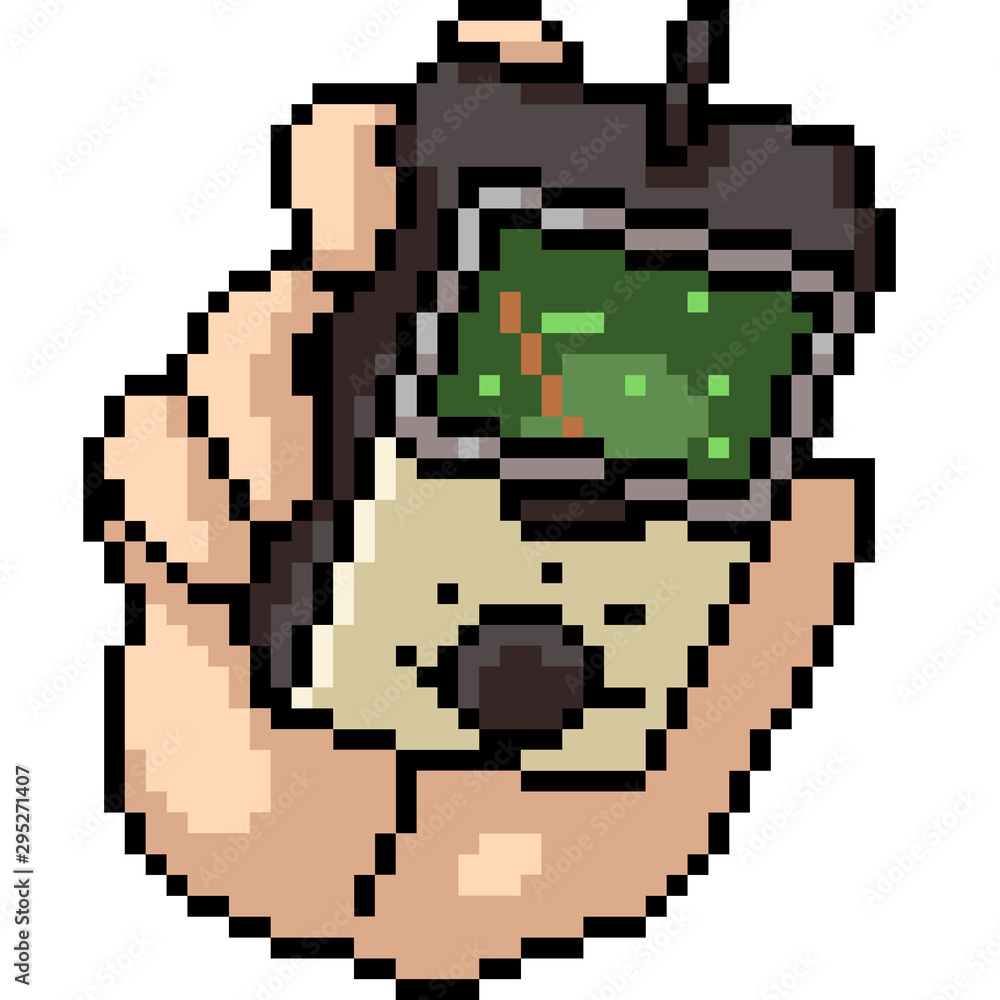 vector pixel art radio handy vector pixel art radio handy