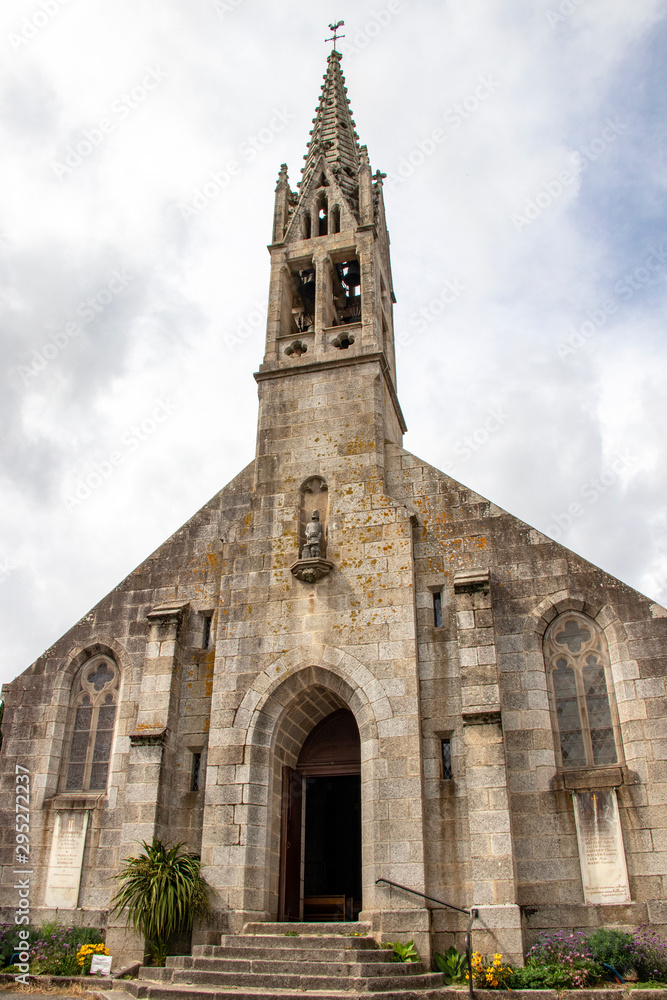 Pont-Aven. Eglise Saint-Joseph. Finistère. Bretagne