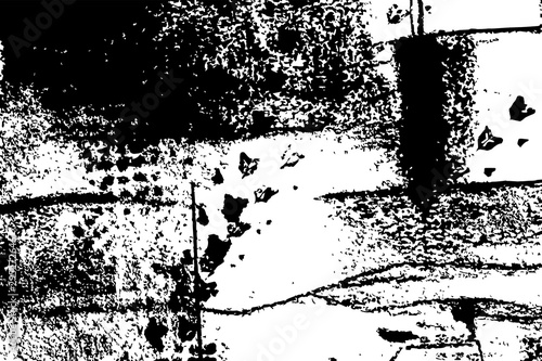 Wallpaper Mural Vector abstract black and white background. Art texture with scratches, noise and grain. Torontodigital.ca