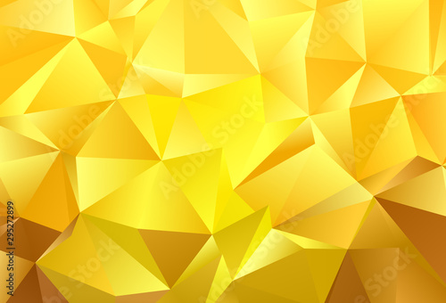 Light Yellow vector pattern with polygonal style.