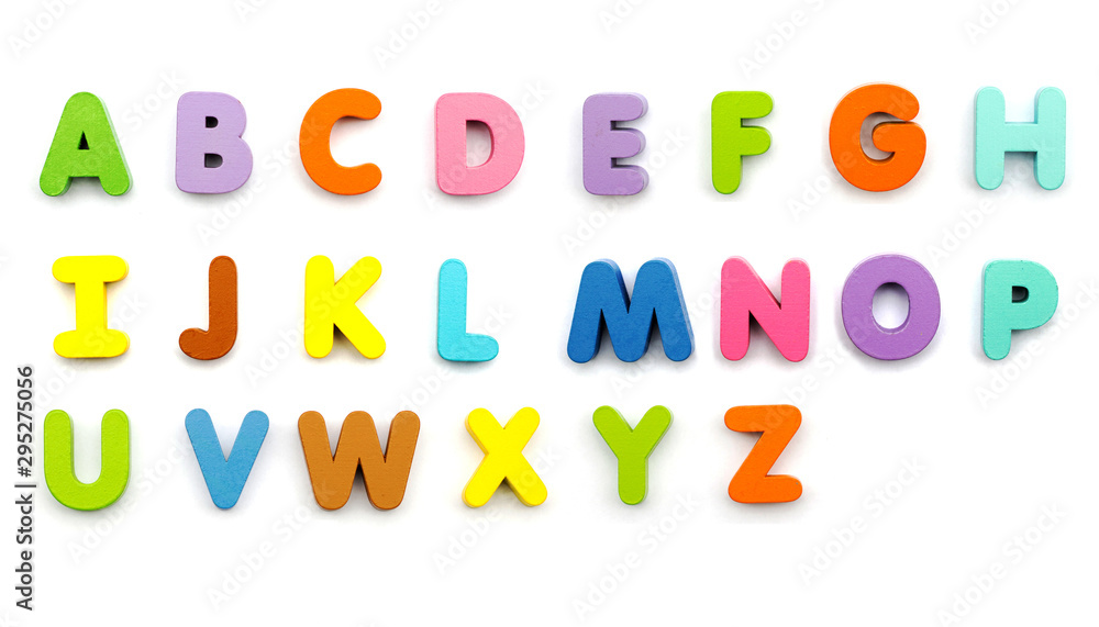 Alphabet coloré