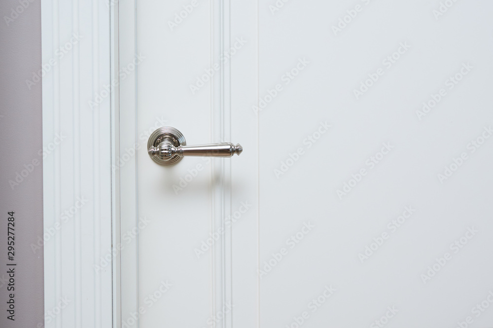 decorative elements of white door in the classical style decorative elements of white door in the classical style