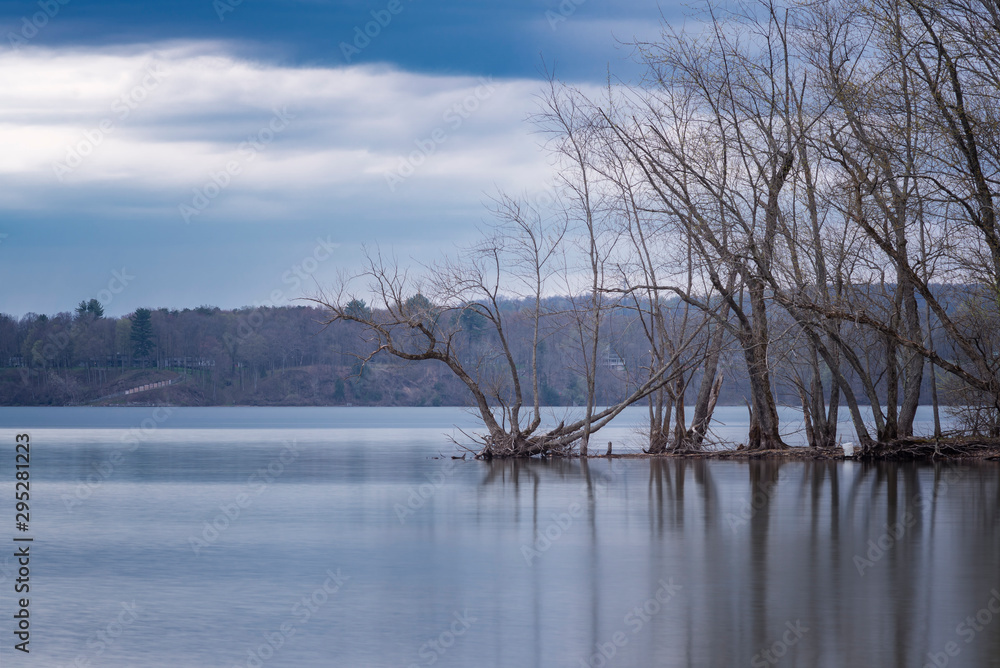Small Island in the Middle of Delta Lake State Park, Rome, New York Small Island in the Middle of Delta Lake State Park, Rome, New York