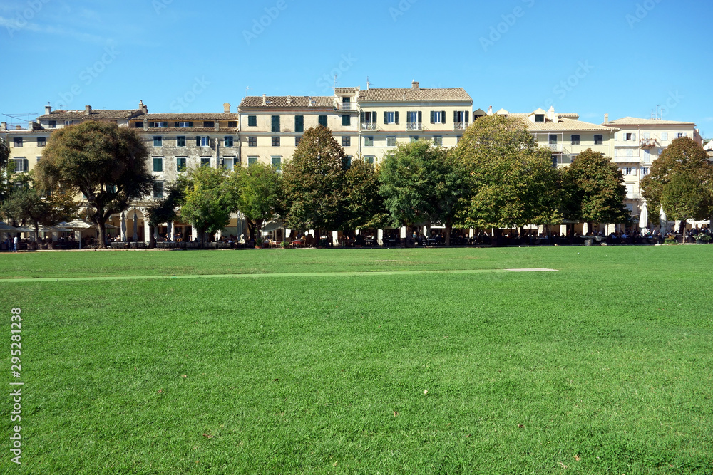 Obraz premium Esplanade, Corfu, Greece