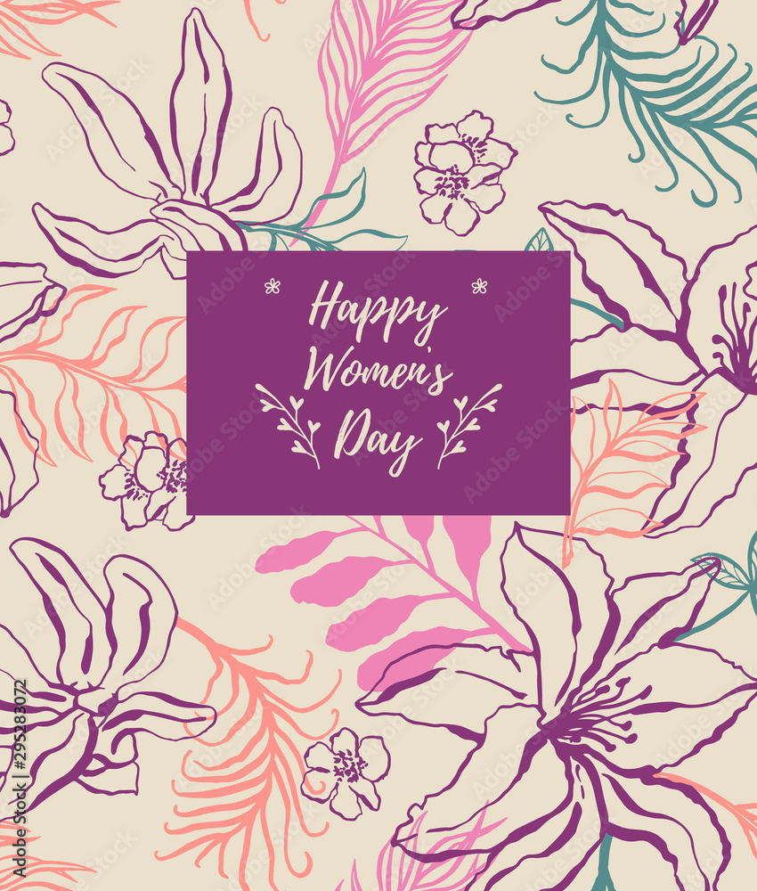 8 march, happy woman's day, greeting card background, wedding invitation, season sale banner 8 march, happy woman's day, greeting card background, wedding invitation, season sale banner