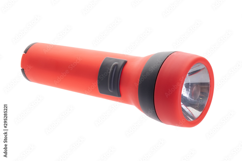 Torch light isolated on white Stock Photo Adobe Stock