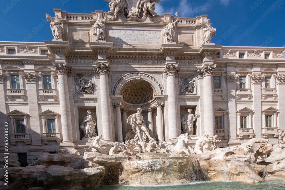 Trevi Fountain iconic landmark in Rome