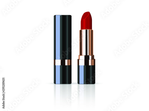red lipstick mock up 