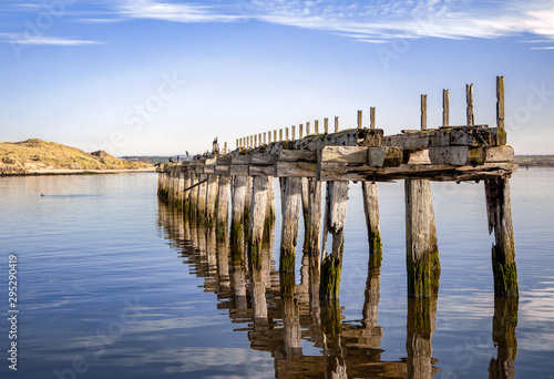 Photos Old wooden jetty in the river bann, Castlerock, causeway coastal route, County L
