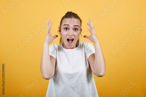 Depression can blow up the mind. Seen in picture she gets frustrated shouting like nothing else remained to do because anxiety can even make you psycho person
