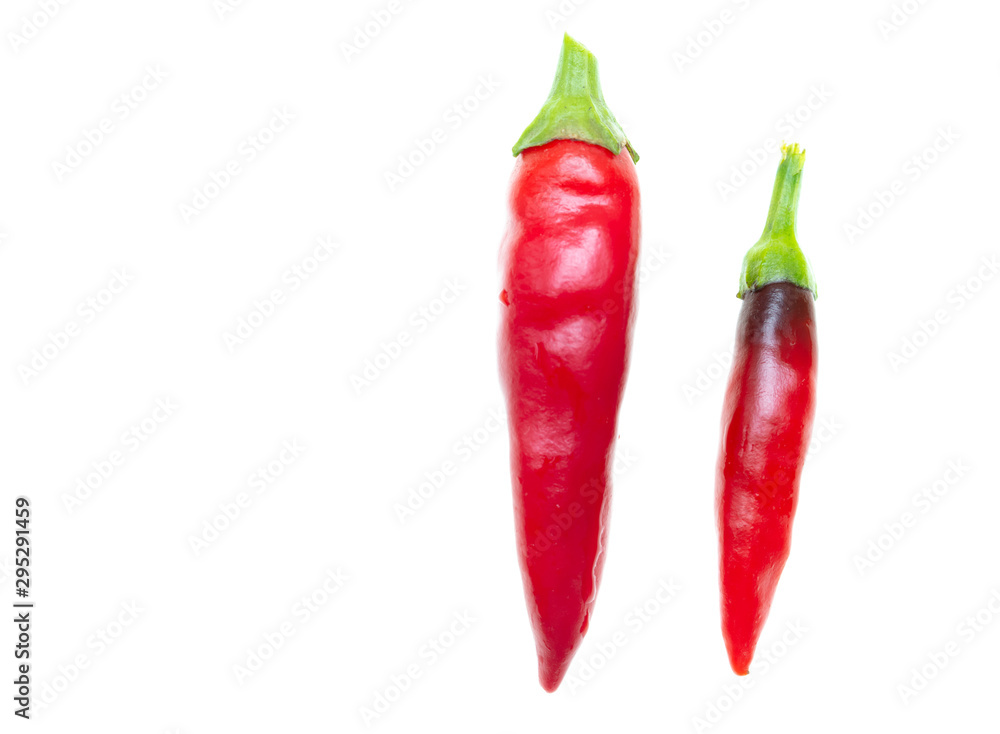 Red chili pepper isolated on a white background Red chili pepper isolated on a white background
