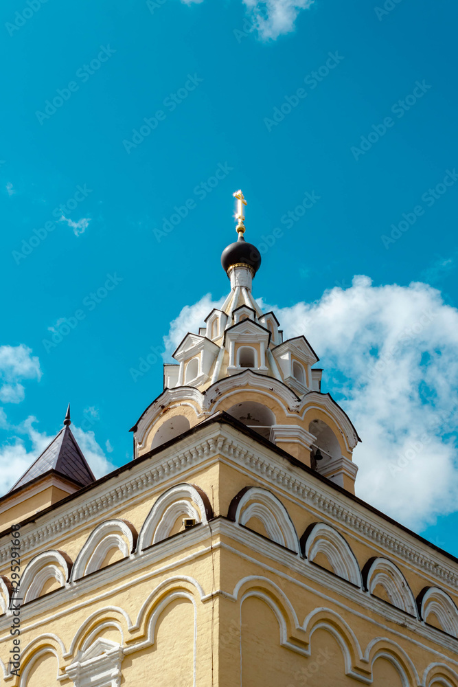 Annunciation cathedral of female monastery in Kirzhach, Vladimir region, Russia.