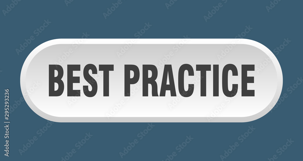 best practice button. best practice rounded white sign. best practice