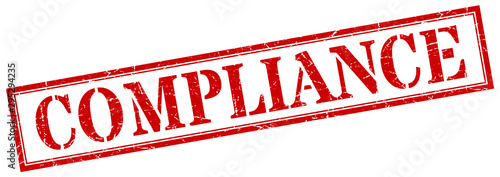 compliance stamp. compliance square grunge sign. compliance